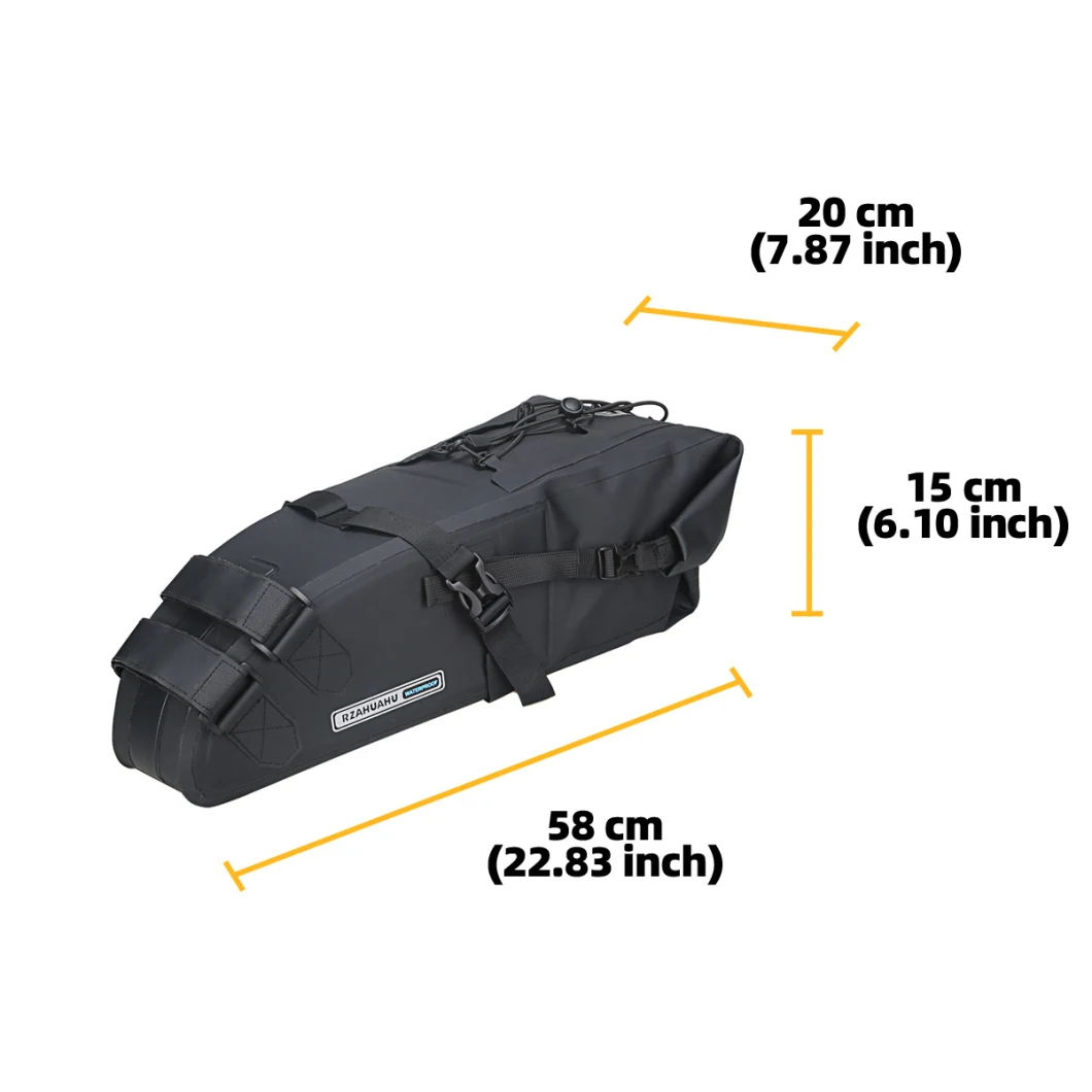 Large Capacity Bicycle Waterproof Cushion Bag for Outdoor Riding