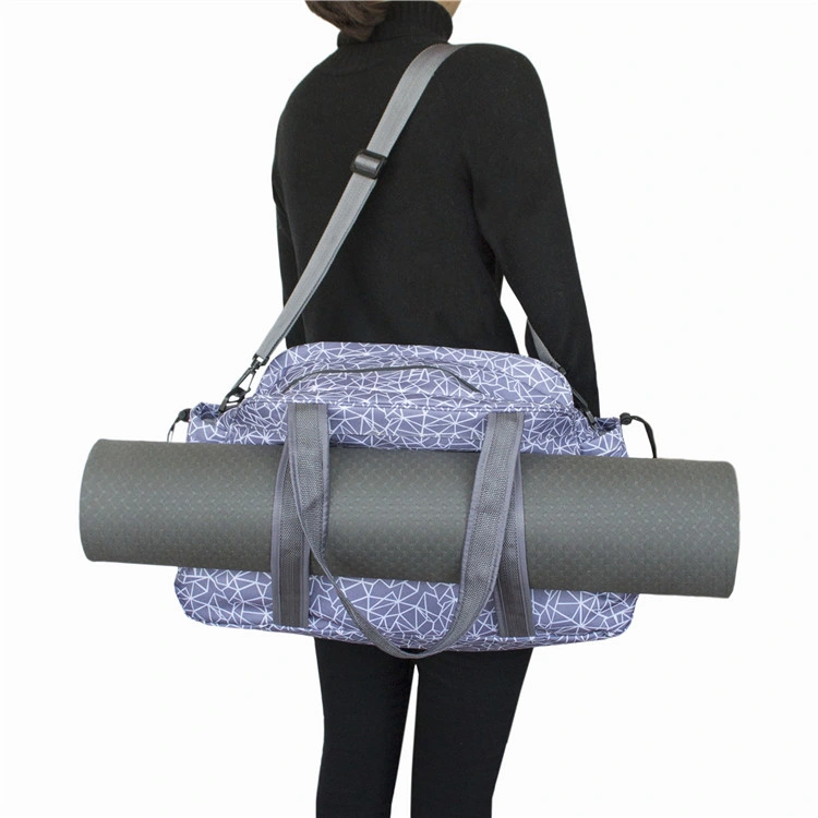 Large Capacity and Multi Purpose Yoga Mat Carry Tote Bag with Adjustable Shoulder Strap