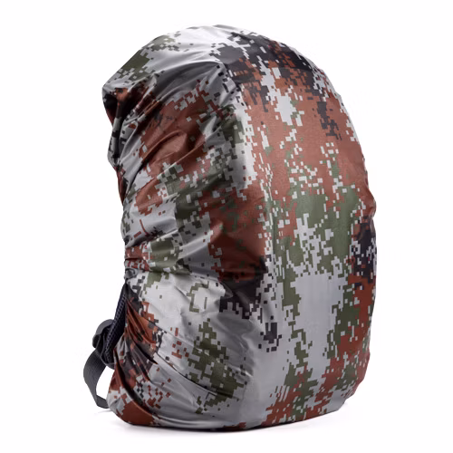 Logo personnalisé escalade sac à dos housse de pluie sac à dos imperméable sac 35L 45L 50L 60L sac étanche couverture Camo tactique Camping en plein air randonnée