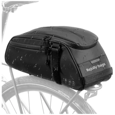 Vélo réfléchissant résistant à l'eau vélo selle sacoches coffre sac de rangement cyclisme siège arrière Cargo transporteur pochette